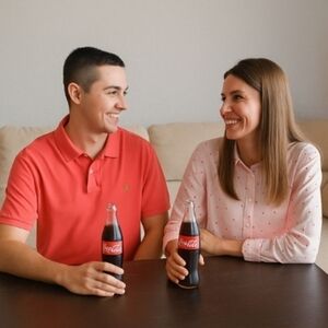 Polo Ralph Lauren Men's Size M Pima Soft Touch Polo Logo Two Button Coral